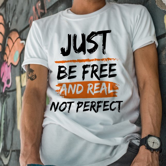 Camiseta Grunge Sólo sé libre no es una cita inspiradora pe (Subido por el creador)