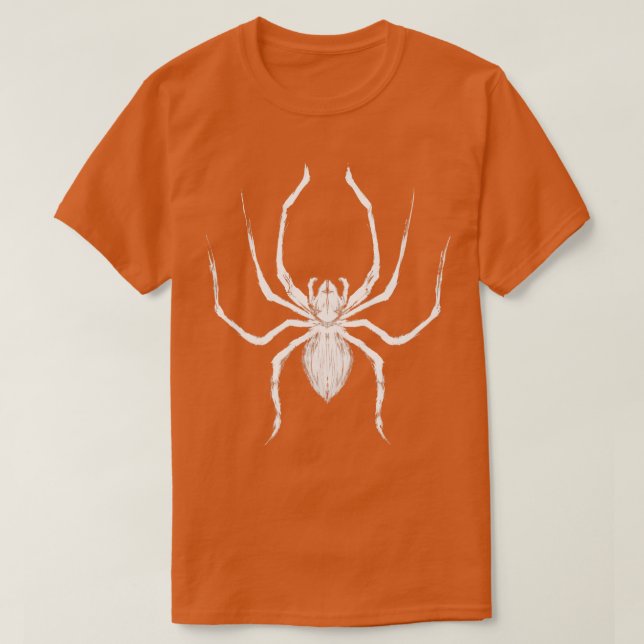 Camiseta Grunge SpiderWhite (Diseño del anverso)