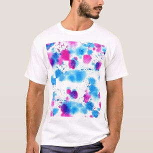 Camiseta Grunge Stains Textura de acuarela