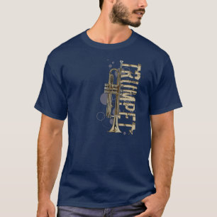 Camiseta Grunge Trumpet