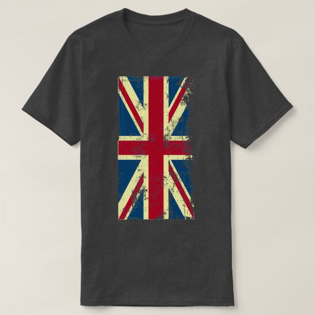 Camiseta Grunge Union Jack (Diseño del anverso)