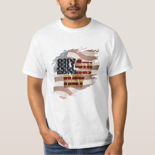 Camiseta Grunge USA 4 de julio Gráfico de la Independencia