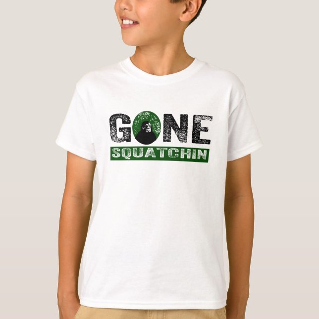 Camiseta Grunge (verde) ido Squatch de Squatchin (Anverso)