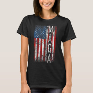 Camiseta Grunge vintage MAGA Bandera Americana Lover Regalo