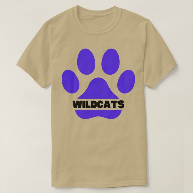 Camiseta Grunge Wildcats Pride 6 (Diseño del anverso)