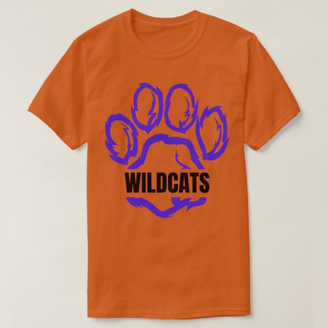 Camiseta Grunge Wildcats Pride 7 (Diseño del anverso)