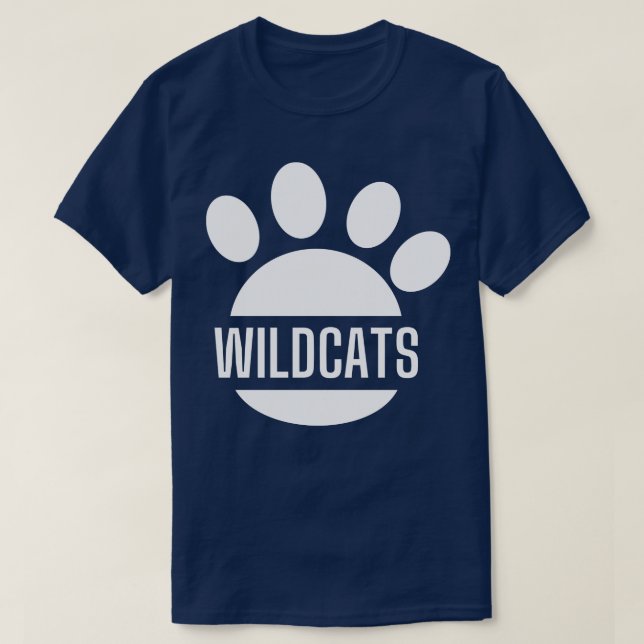Camiseta Grunge Wildcats Pride 8 (Diseño del anverso)
