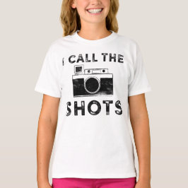 Camiseta Grungy I Call the Shots Photographer Design