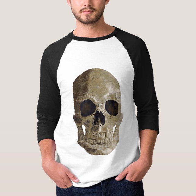 Camiseta Grungy Skull (Anverso)