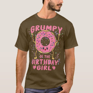 Camiseta Gruñón Del Chica De Cumpleaños Fiesta De Donut Bda