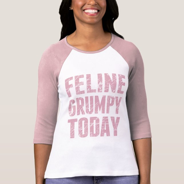 Camiseta Gruñón felino hoy (Anverso)