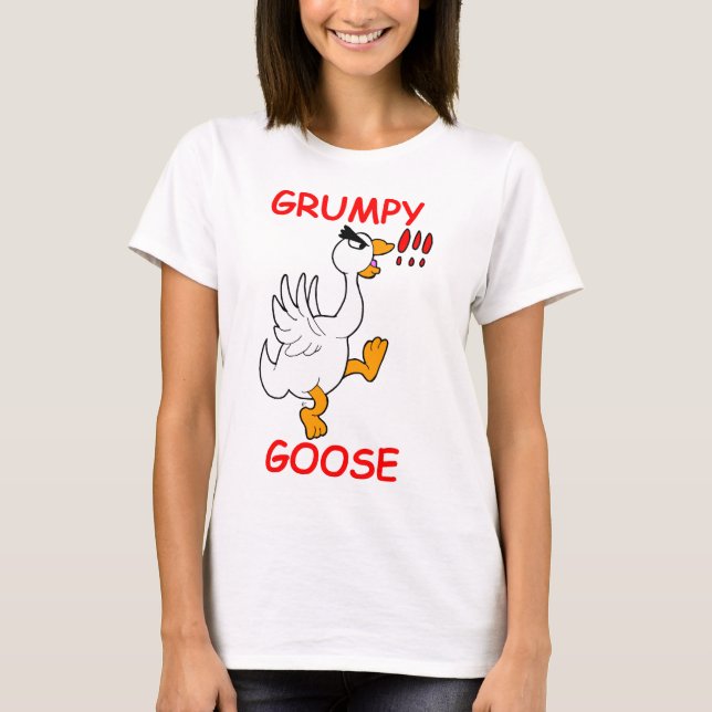 Camiseta gruñona del ganso (Anverso)