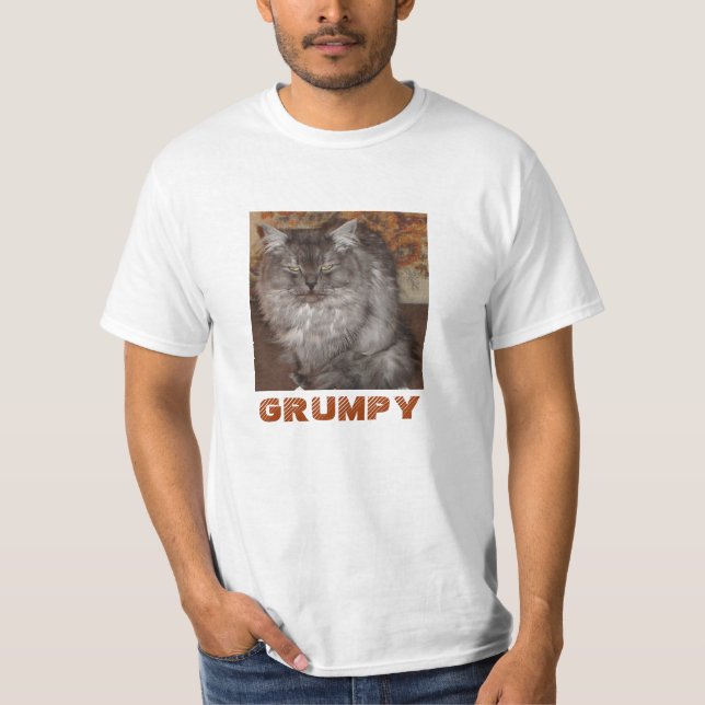 Camiseta GRUÑONA del gato (Anverso)