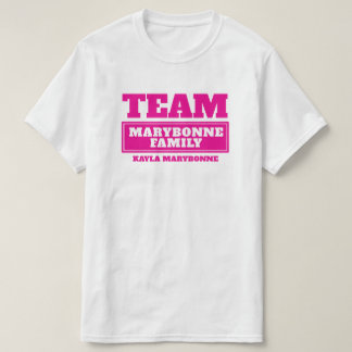 Camiseta grupal o familiar personalizada