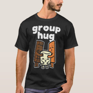 Camiseta Grupo Abg Marshmallow Smore Camping Pun Camper Fa