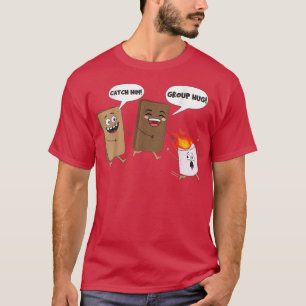 Camiseta Grupo Abrazo gracioso huele a chocolate malvavisco