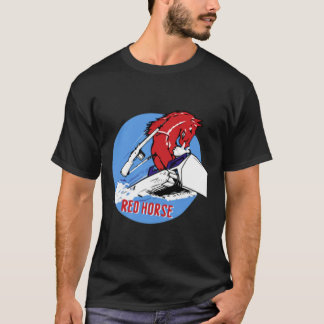 Camiseta Grupo acelerado del caballo rojo