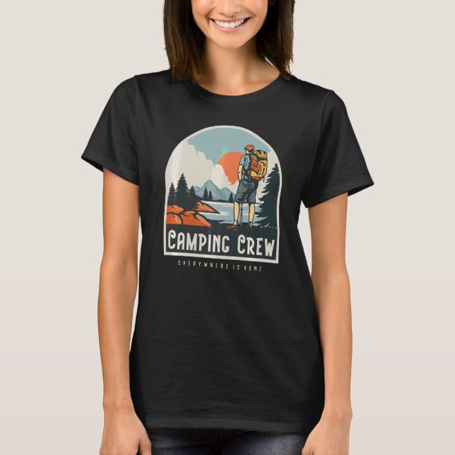 Camiseta Grupo Camping Camping Camper Road Tri (Anverso)