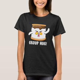 Camiseta Grupo Camping Hug Marshmallow Bonfire Rv Car
