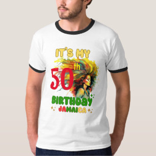 Camiseta Grupo Chica de cumpleaños de Island Vibes Jamaica 