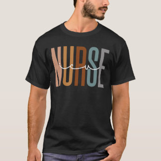 Camiseta grupo coincidente de equipos de enfermería de icu