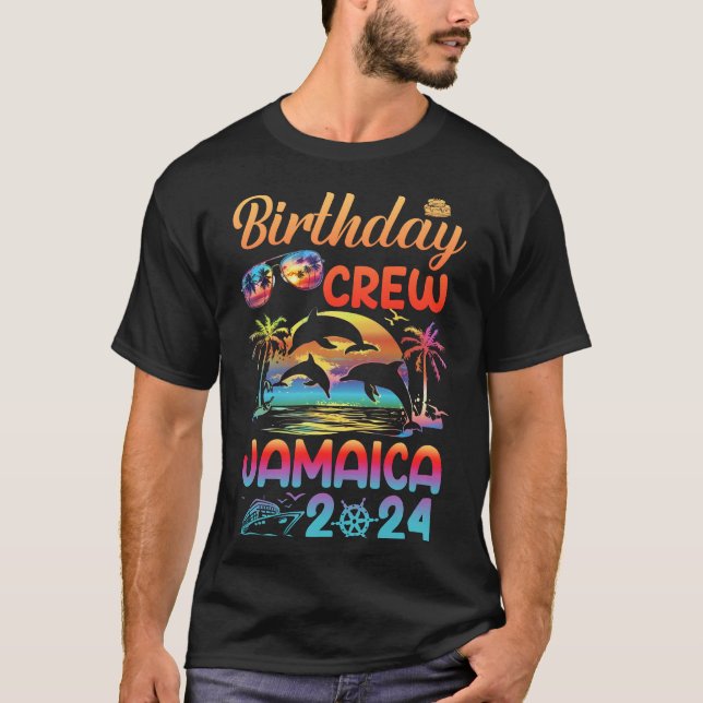Camiseta Grupo coincidente de vacaciones de cumpleaños 2024 (Anverso)