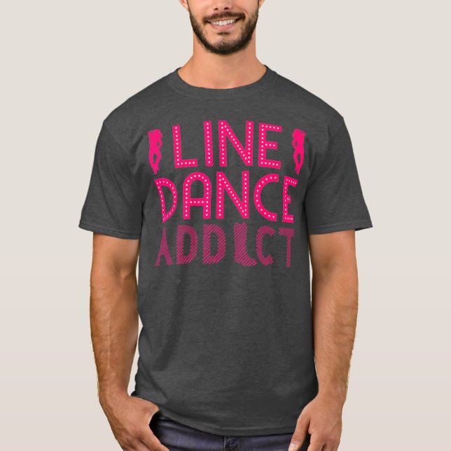 Camiseta Grupo Coreógrafo Sintonizado de Baile de Línea (Anverso)