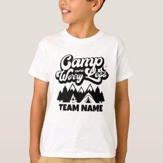 Camiseta Grupo de acampada de Reunión Familiar personalizad