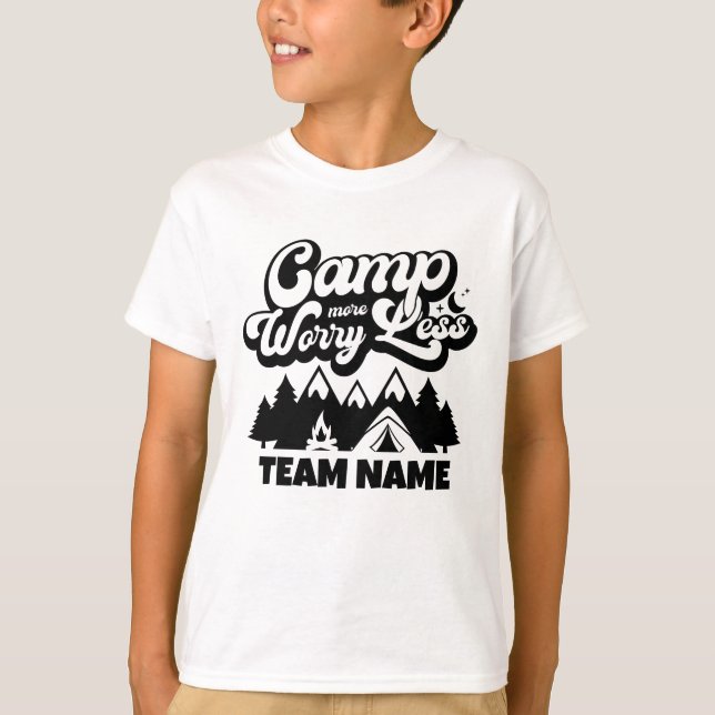 Camiseta Grupo de acampada de Reunión Familiar personalizad (Anverso)
