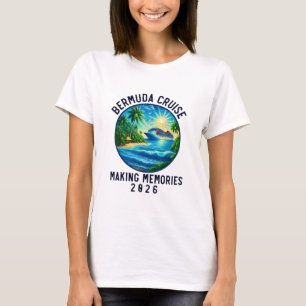 Camiseta Grupo de amigos crucero por Bermudas 2026 Familiar