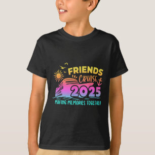 Camiseta Grupo de amigos de crucero haciendo recuerdos Vera