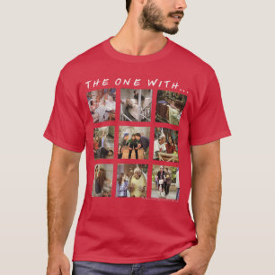 Camiseta Grupo de amigos Dispara al que tiene paneles de pe