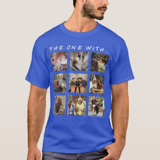 Camiseta Grupo de amigos Dispara al único con paneles de pe