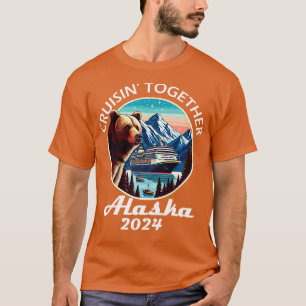 Camiseta Grupo de Amigos Familiares Paralelos Cruise Alaska