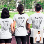 Camiseta Grupo De Aniversario personalizado O Gris Escuadró<br><div class="desc">¿Estás planeando un fiesta de 21 años o un aniversario de 50 bodas y necesitas ideas de grandes regalos? ¡Mira a nuestros camisetas de grupo gris que son totalmente personalizables para cualquier cumpleaños, reunión o aniversario que se reúnan! Estos cómodos y elegantes camisetas son perfectos para celebrar su gran día...</div>