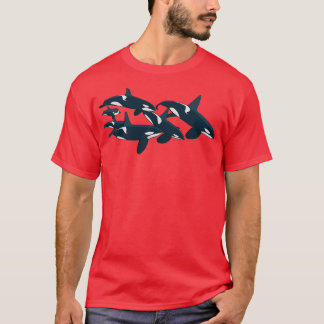Camiseta Grupo de ballenas asesinas