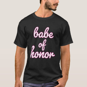 Camiseta Grupo de Bodas Previo Del Partido Babe De Honor Ba