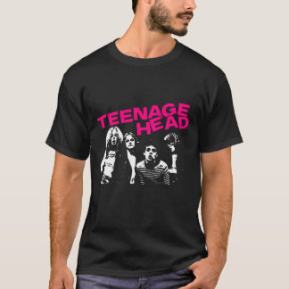 Camiseta Grupo de cabeza adolescente (rosa)