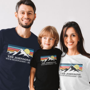 Camiseta Grupo de campamento de vacaciones familiares coinc