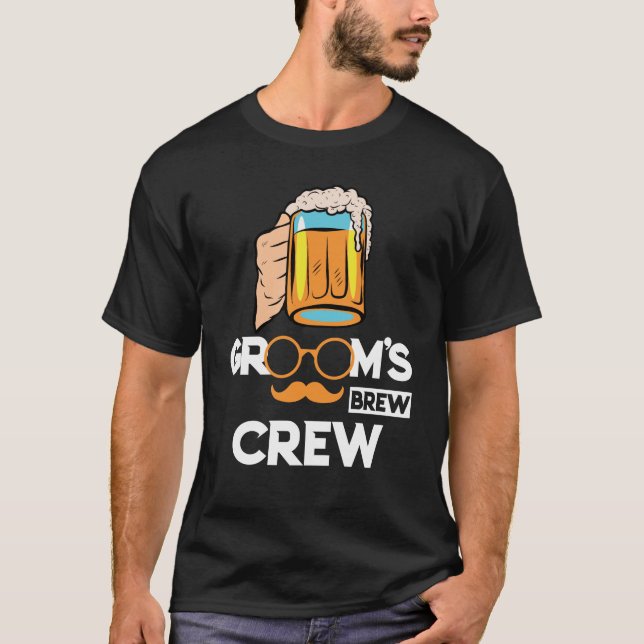 Camiseta Grupo de cerveza del novio Groomsmen fiesta de sol (Anverso)