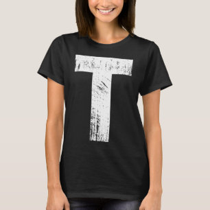 Camiseta Grupo de Chipmunk Familia Carta T coincidiendo con