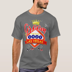 Camiseta Grupo de despedida de soltero en Vegas se casó en 