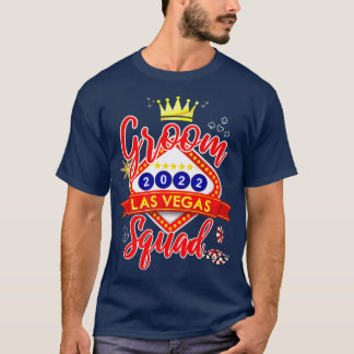 Camiseta Grupo de Despedida de Soltero en Vegas se Casó en 