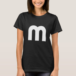 Camiseta Grupo de disfraces de halloween de letras M Capita