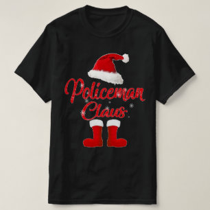 Camiseta grupo de emparejamiento de la familia santa claus