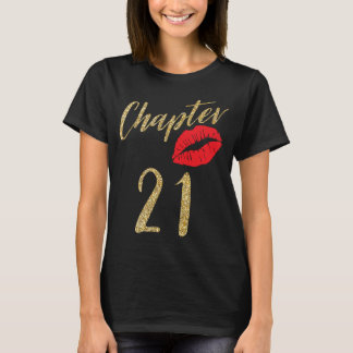 Camiseta Grupo de equipo de 21 años de edad Lip Birthday 21
