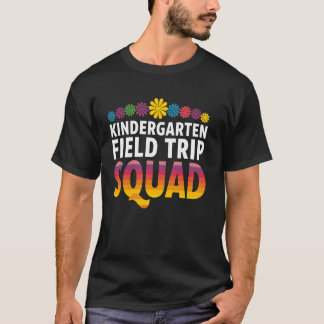 Camiseta Grupo de Excursión de Kinder con Arte Vibrante