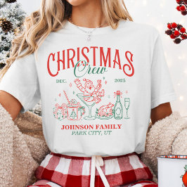 Camiseta Grupo de familia coincidente de equipos de Navidad