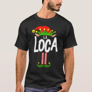 Camiseta Grupo De Familia De La Loca Elf Coincidiendo En Es