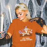 Camiseta Grupo de Fiestas del partido Ghoul Gang Halloween<br><div class="desc">¡Prepárate para levantarte un poco con tu banda de ghoul! Estos espeluznantes y ásperos camisetas de la fiesta de Halloween son perfectos para las bachilleratos, las noches de chica fuera o cualquier celebración de Halloween. Estos lazos de unión con personalizados frases graciosas le darán un toque de diversión espeluznante a...</div>